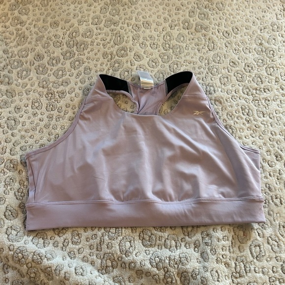 Reebok Purple Plus Size 4X Sports Bra - Picture 2 of 7